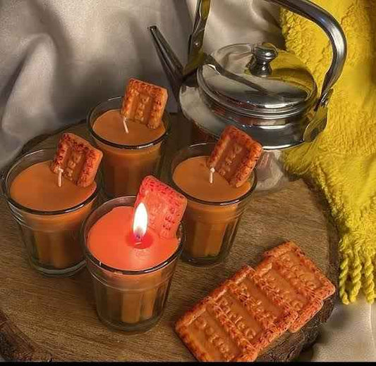 Tea Biscuit Candle