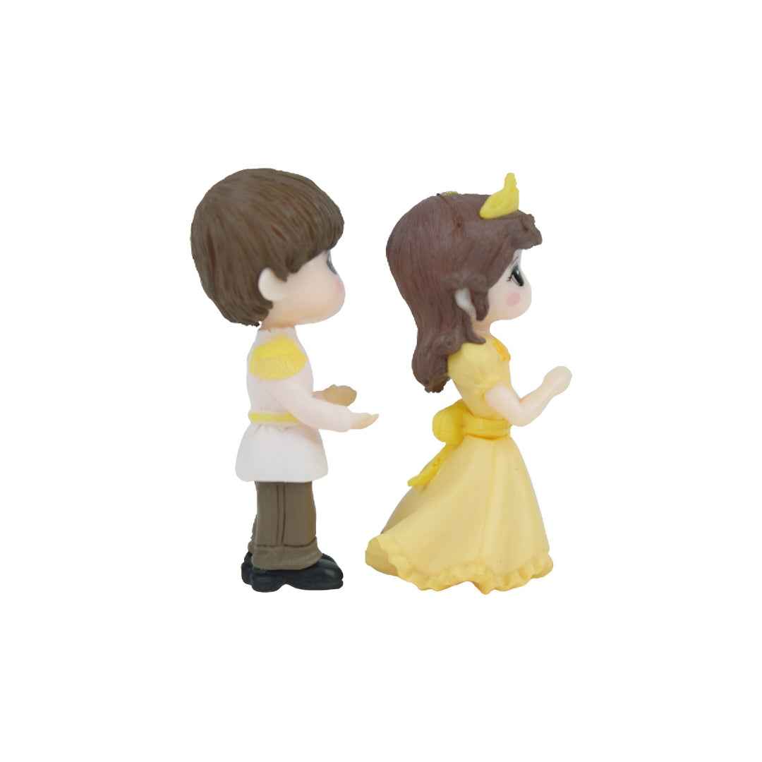 Cute Wedding Dress Couple Miniature - Cake Topper, Gift & Decor