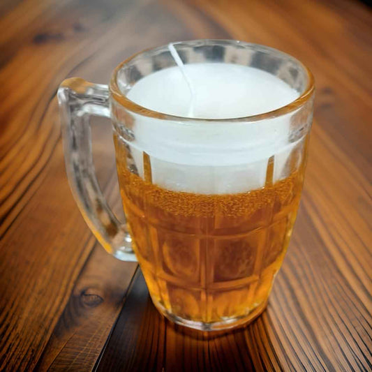Beer Mug Candle - Refreshing, Musky & Aqua Scent with Gel Wax