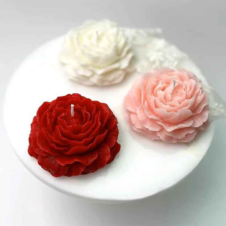 Premium Rose Scented Candle Set of 2 – A Luxurious Touch of Romance