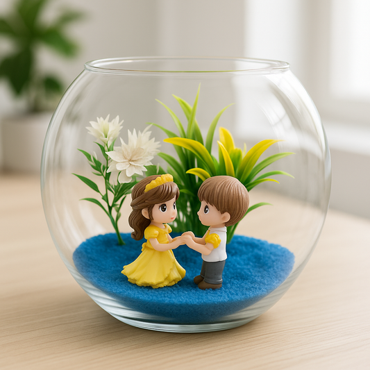 Cute Couple Fairy Garden DIY Kit – Back in Stock! - COZY GARDEN