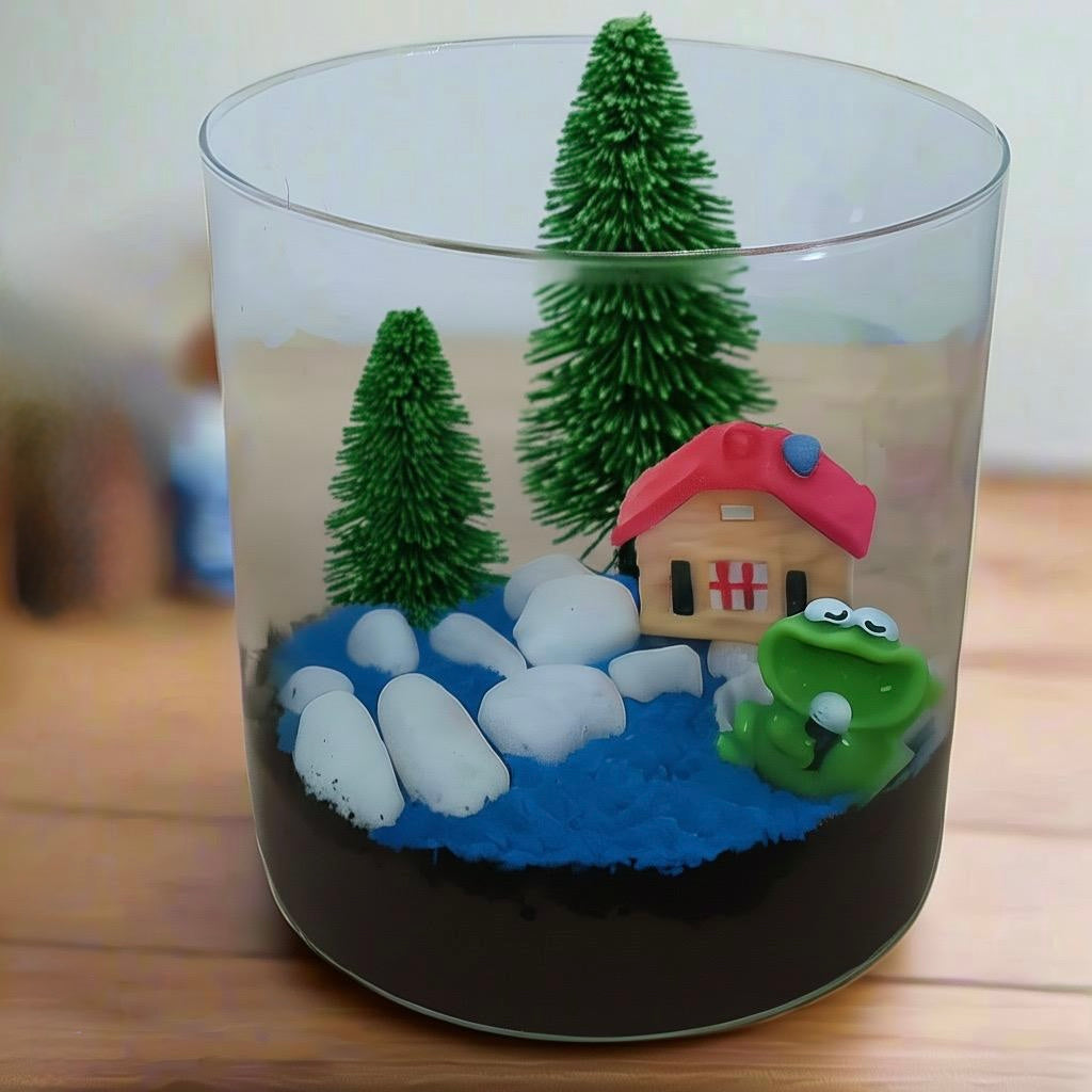 Stylish Glass Scenarium DIY Kit - COZY GARDEN
