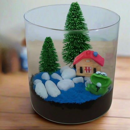 Stylish Glass Scenarium DIY Kit - COZY GARDEN