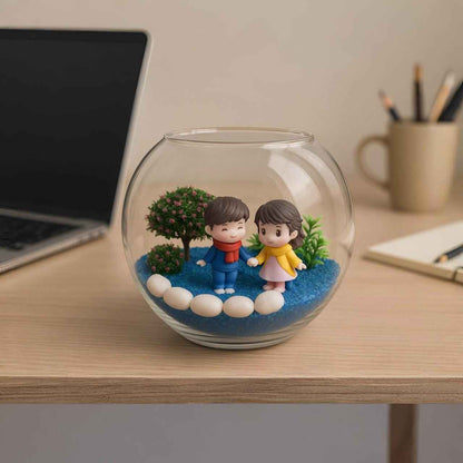 Cute Couple Miniature Garden Kit – Table Top Decor (Copy)