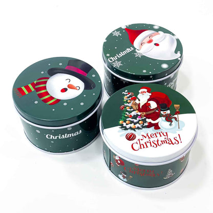 Christmas Decorative Tin Candle | Soy Wax & Vanilla Fragrance
