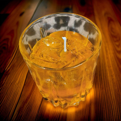 Whiskey on the rocks candle - COZY GARDEN