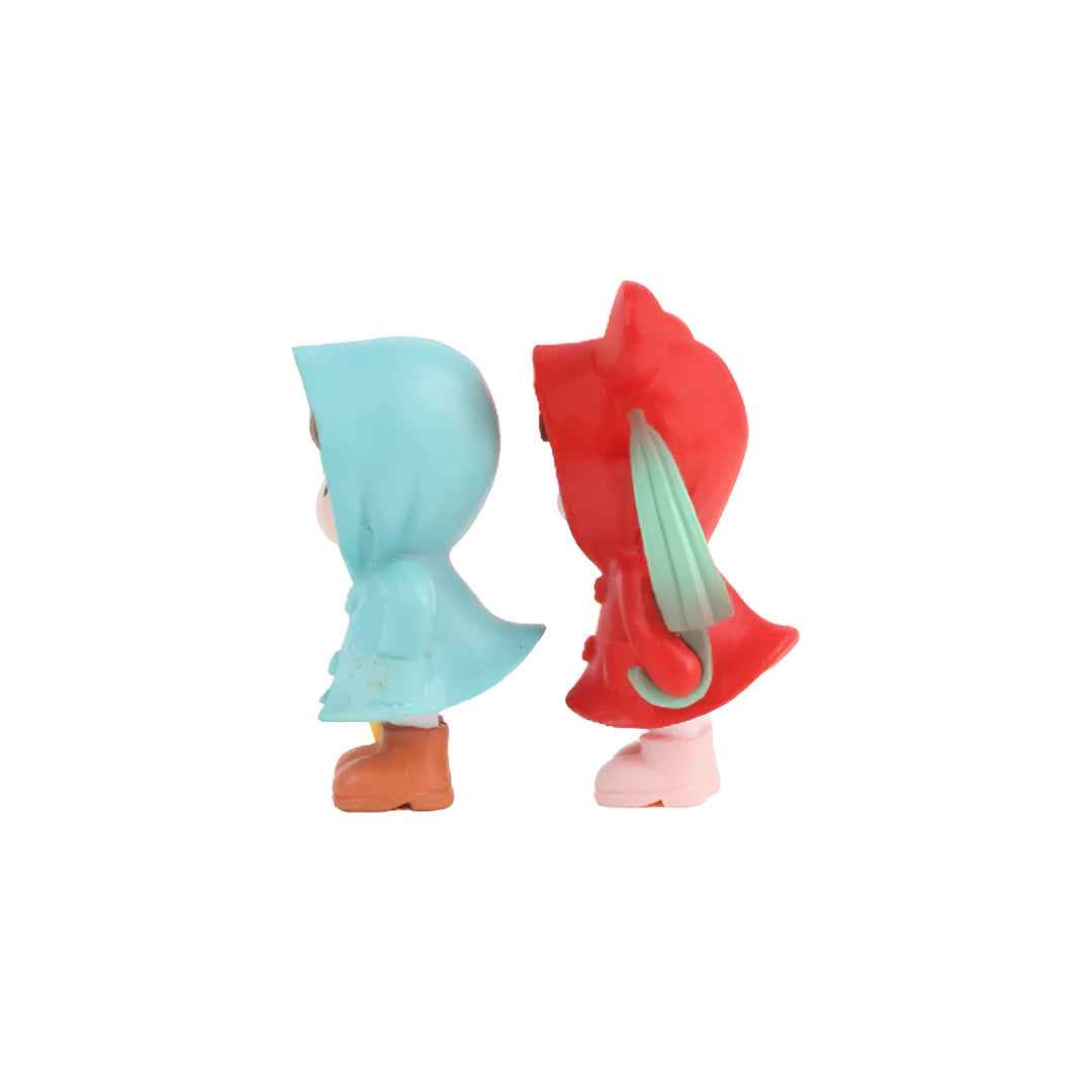 Miniature Couple Holding Umbrella - a cute gift and decor