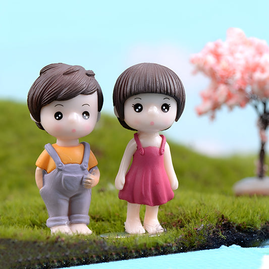 Cute Couple Miniature - A Cute Gift & Desk Decor - COZY GARDEN