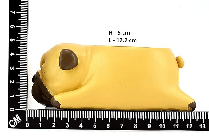 Yellow Bull Dog Cute Resin Pot - COZY GARDEN