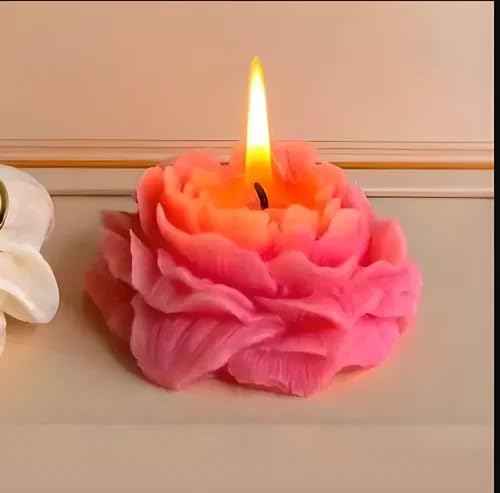 Premium Rose Scented Candle Set of 2 – A Luxurious Touch of Romance