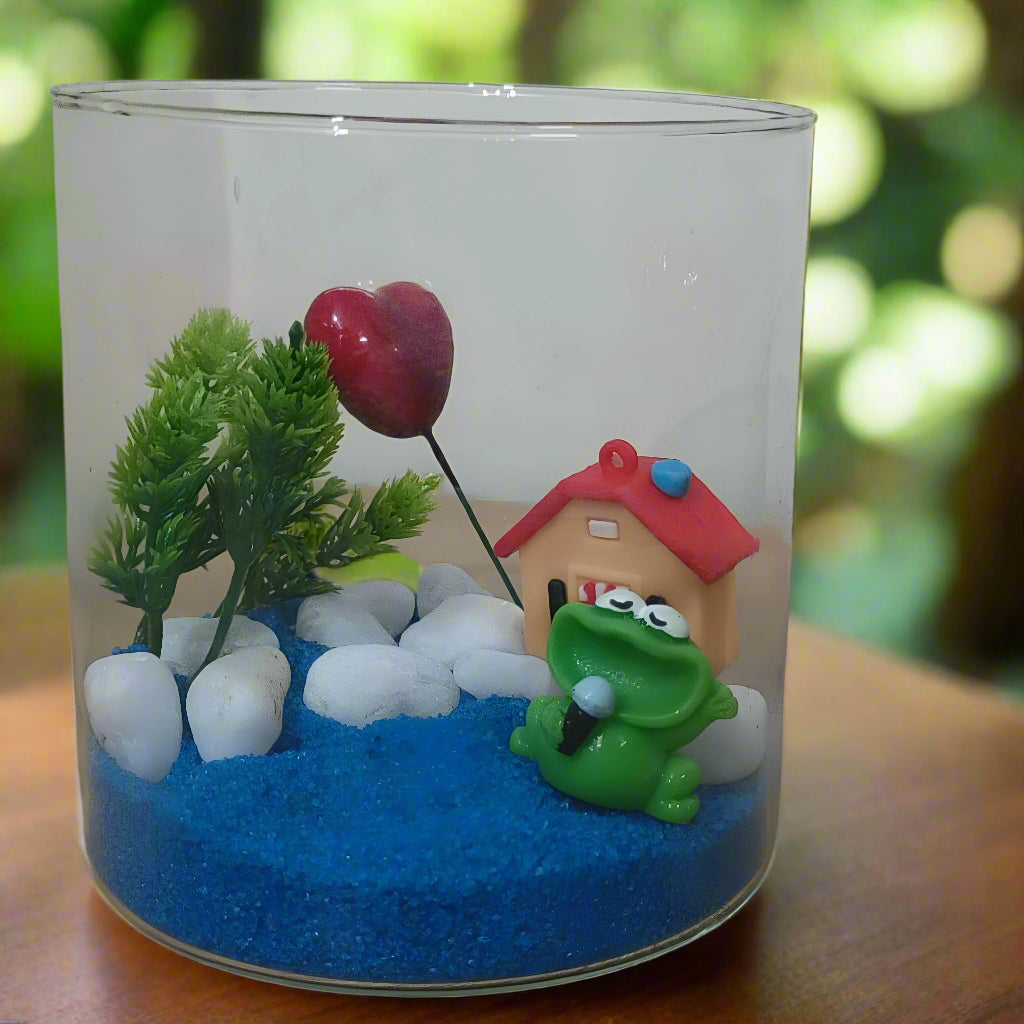 Stylish Glass Scenarium DIY Kit - COZY GARDEN