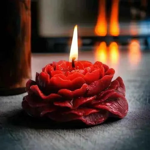 Premium Rose Scented Candle Set of 2 – A Luxurious Touch of Romance